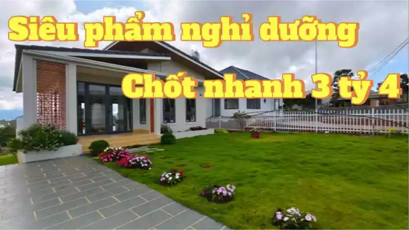 Nhà vườn nghỉ dưỡng ven Đà Lạt vừa đẹp – vừa rộng – vừa rẻ